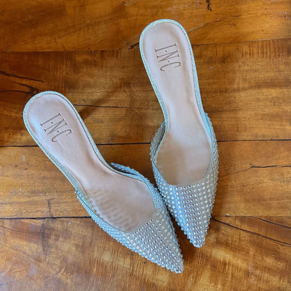 INC International Concepts - Giralda Mid-Heel Mules, 6.5" Women